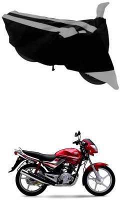 RONISH Waterproof Two Wheeler Cover for Yamaha(Libero G5, Black, Silver)