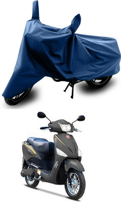 ANTHUB Two Wheeler Cover for Hero(Electric Optima, Blue)