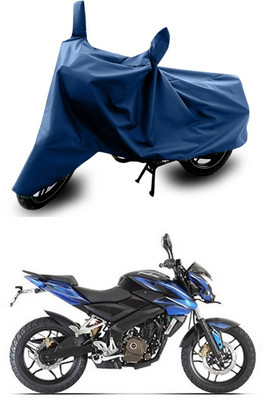 SEBONGO Two Wheeler Cover for Bajaj(Pulsar 200 NS DTS-i, Blue)