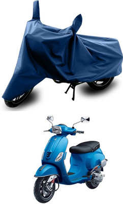 SEBONGO Two Wheeler Cover for Piaggio(Vespa, Blue)