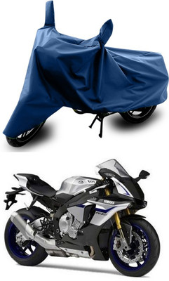 SEBONGO Waterproof Two Wheeler Cover for Yamaha(YZF R1M, Blue)