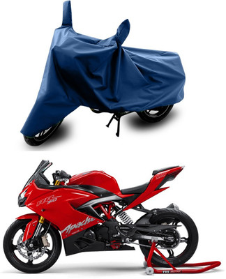 ANTHUB Two Wheeler Cover for TVS(Apache RR 310, Blue)