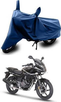 SEBONGO Two Wheeler Cover for Bajaj(Pulsar 220 DTS-i, Blue)