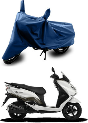 SEBONGO Two Wheeler Cover for Suzuki(Burgman Street, Blue)