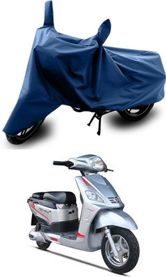 SEBONGO Two Wheeler Cover for Hero(Electric NYX e5, Blue)
