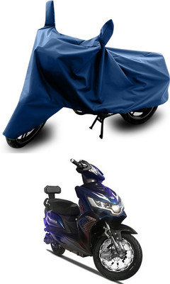 SEBONGO Waterproof Two Wheeler Cover for Okinawa(i-Praise, Blue)