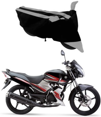 RONISH Two Wheeler Cover for Yamaha(Gladiator SS, Black, Silver)