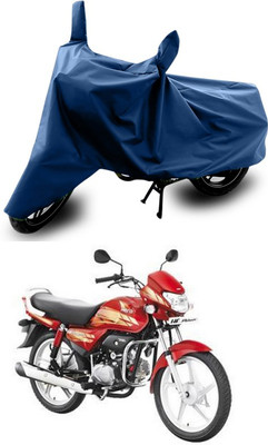 ANTHUB Two Wheeler Cover for Hero(HF Deluxe, Blue)