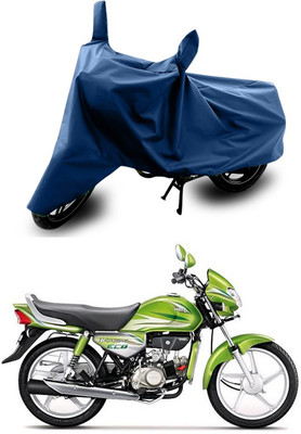 ANTHUB Two Wheeler Cover for Hero(HF Deluxe Eco, Blue)
