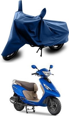 ANTHUB Two Wheeler Cover for TVS(Zest, Blue)