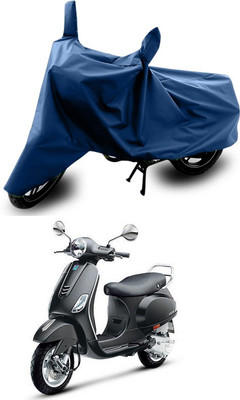 ANTHUB Waterproof Two Wheeler Cover for Vespa(Vespa, Blue)