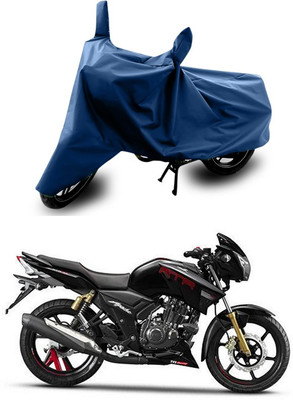 SEBONGO Waterproof Two Wheeler Cover for TVS(Apache RTR 180, Blue)