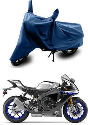 SEBONGO Waterproof Two Wheeler Cover for Yamaha(YZF R1M, Blue)