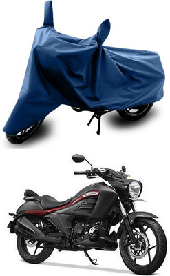 ANTHUB Two Wheeler Cover for Suzuki(Blue)