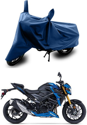 ANTHUB Two Wheeler Cover for Suzuki(GSX, Blue)