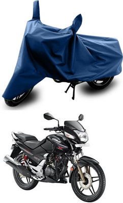 SEBONGO Waterproof Two Wheeler Cover for Hero(CBZ, Blue)