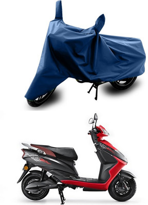SEBONGO Two Wheeler Cover for Ampere(Zeal, Blue)