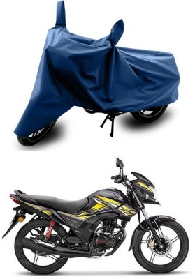 SEBONGO Two Wheeler Cover for Honda(CB Shine SP, Blue)