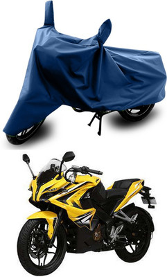 SEBONGO Two Wheeler Cover for Bajaj(Pulsar 200 NS DTS-i, Blue)