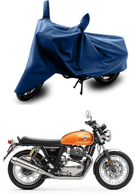 SEBONGO Waterproof Two Wheeler Cover for Royal Enfield(Continental GT 650, Blue)