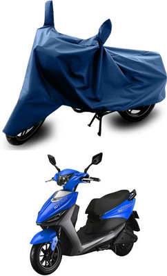 SEBONGO Two Wheeler Cover for Indus(Yo, Blue)