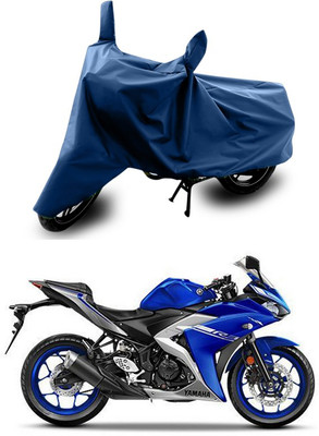 ANTHUB Two Wheeler Cover for Yamaha(YZF R3, Blue)