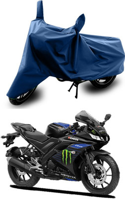 ANTHUB Two Wheeler Cover for Yamaha(Blue)