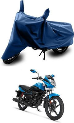 SEBONGO Two Wheeler Cover for Hero(Splendor I Smart, Blue)