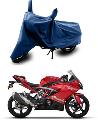 SEBONGO Two Wheeler Cover for TVS(Apache RR 310, Blue)