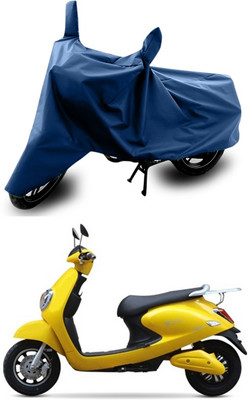 THE REAL ARV Waterproof Two Wheeler Cover for Universal For Bike(Blue)
