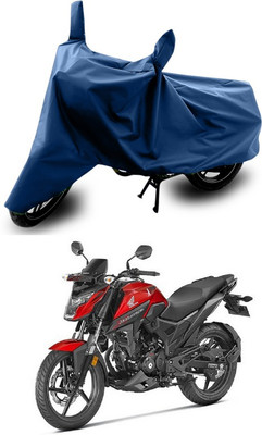 ANTHUB Two Wheeler Cover for Honda(X-Blade, Blue)