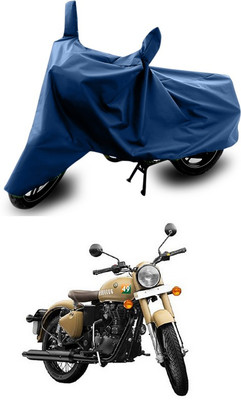 ANTHUB Two Wheeler Cover for Royal Enfield(Classic 350, Blue)