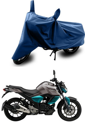 ANTHUB Two Wheeler Cover for Yamaha(FZ S V3.0 FI, Blue)