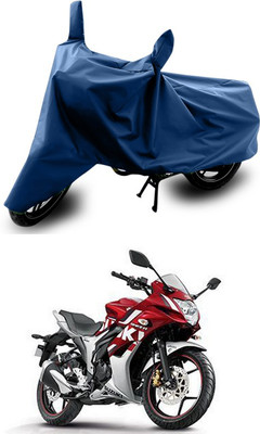 SEBONGO Two Wheeler Cover for Suzuki(Gixxer SF, Blue)