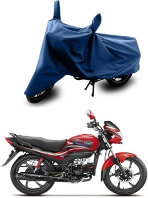 SEBOMJO Two Wheeler Cover for Hero(Passion Pro TR, Blue)