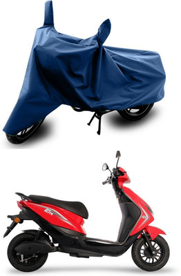 SEBOMGO Waterproof Two Wheeler Cover for Ampere(Blue)