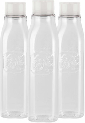cello FRIDGE DOOR BOTTLE 1000 ml Bottle(Pack of 3, White, Plastic)