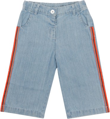 ZUNZU Regular Baby Girls Light Blue Jeans