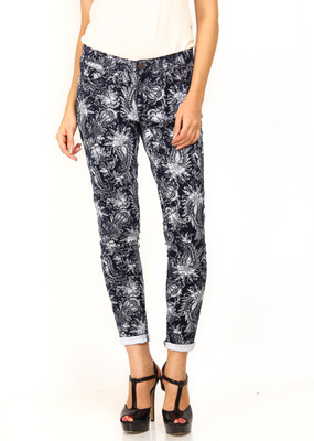 Tokyo Talkies Skinny Fit Women Blue Trousers
