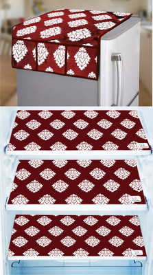 E-Retailer Refrigerator  Cover(Width: 99 cm, Value For Money Combo Pack Of 4 Piece)