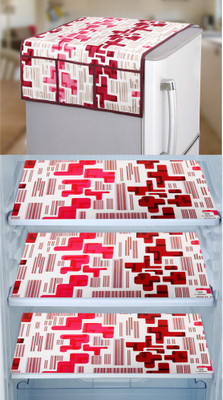 E-Retailer Refrigerator  Cover(Width: 99 cm, Value For Money Combo Pack Of 4 Piece)