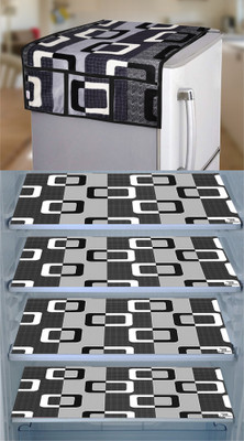 Flipkart SmartBuy Refrigerator  Cover(Width: 99 cm, Grey)
