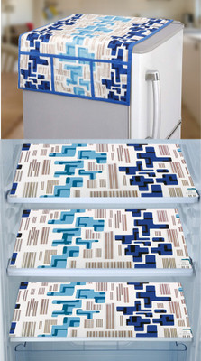 E-Retailer Refrigerator  Cover(Width: 99 cm, Value For Money Combo Pack Of 4 Piece)