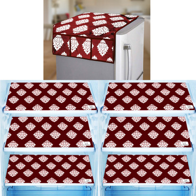 E-Retailer Refrigerator  Cover(Width: 99 cm, Multicolor)