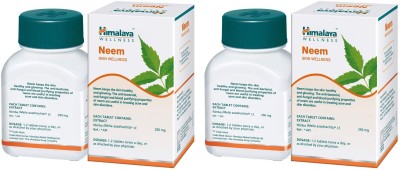 HIMALAYA Neem Skin Wellness controls acne(Pack of 2)