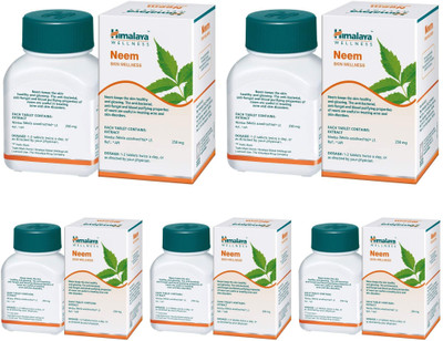 HIMALAYA Neem Skin Wellness controls acne(Pack of 5, 300)