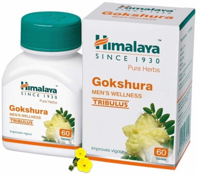 HIMALAYA Gokshura Men's Wellness Tablets, 60 Tablets|Tribulus| Improves vigour