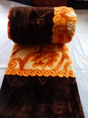 Swikon star Floral Single Mink Blanket for  Heavy Winter(Polyester, Multicolor)