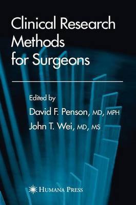 Clinical Research Methods for Surgeons(English, Electronic book text, Penson David F.)