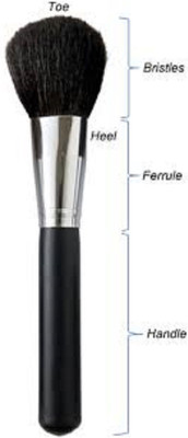 Qibest SINGLE MAKEUP POWDER BRUSH SET (PACK OF 1)..(Pack of 1)